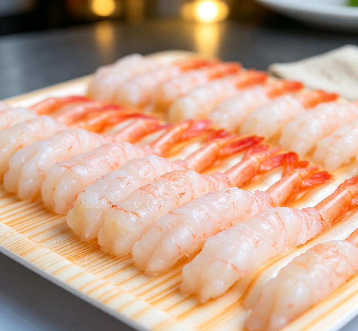Delicate and Fresh Shrimp Sushi - Perfect for Any Occasion