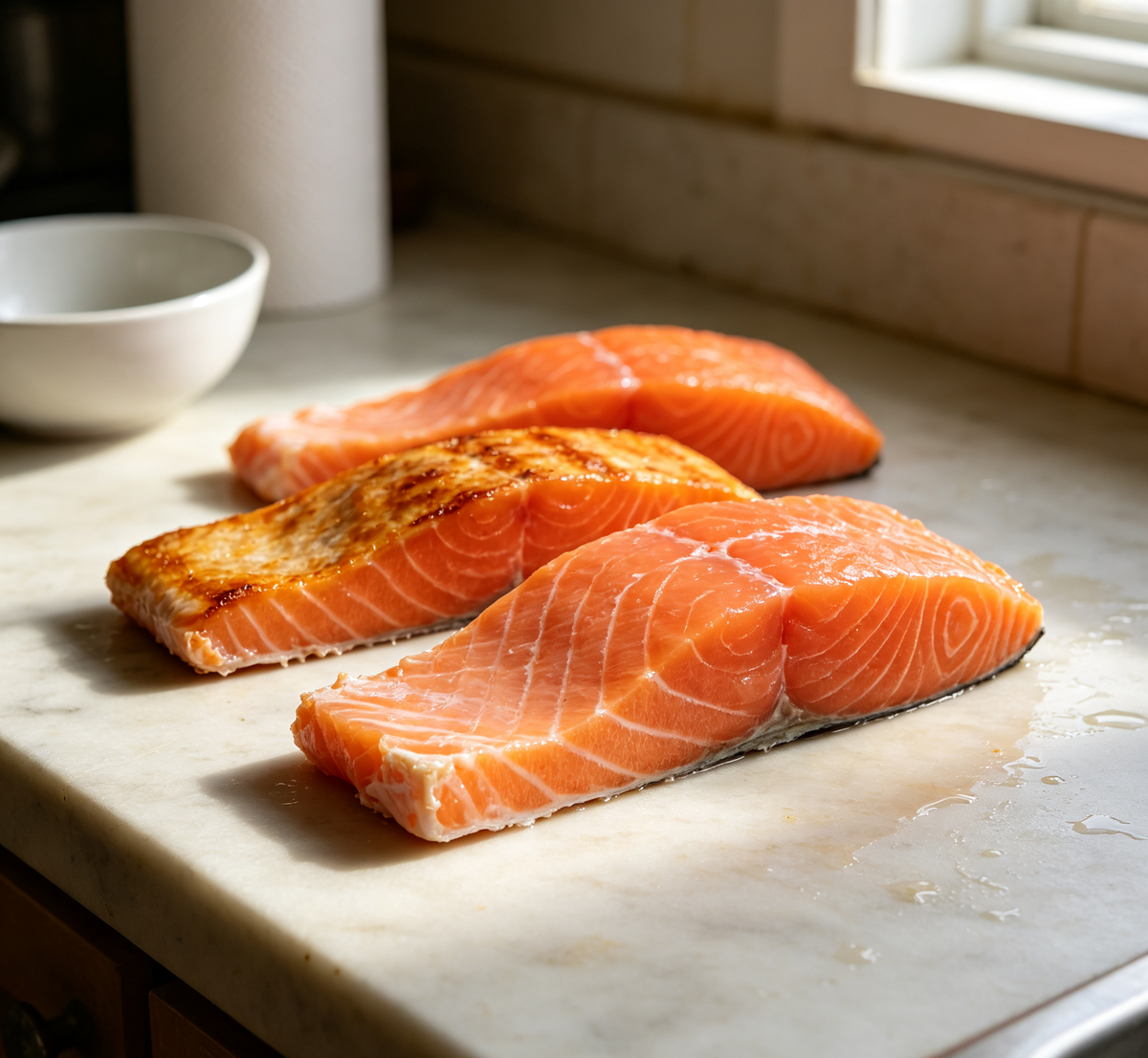 Fresh Wild Salmon Fillets